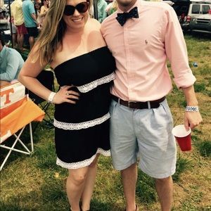 Black Strapless Dress